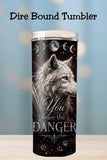 Dark Romantasy Dire Wolf Tumbler Tumbler and Tumbler Wrap  *1091