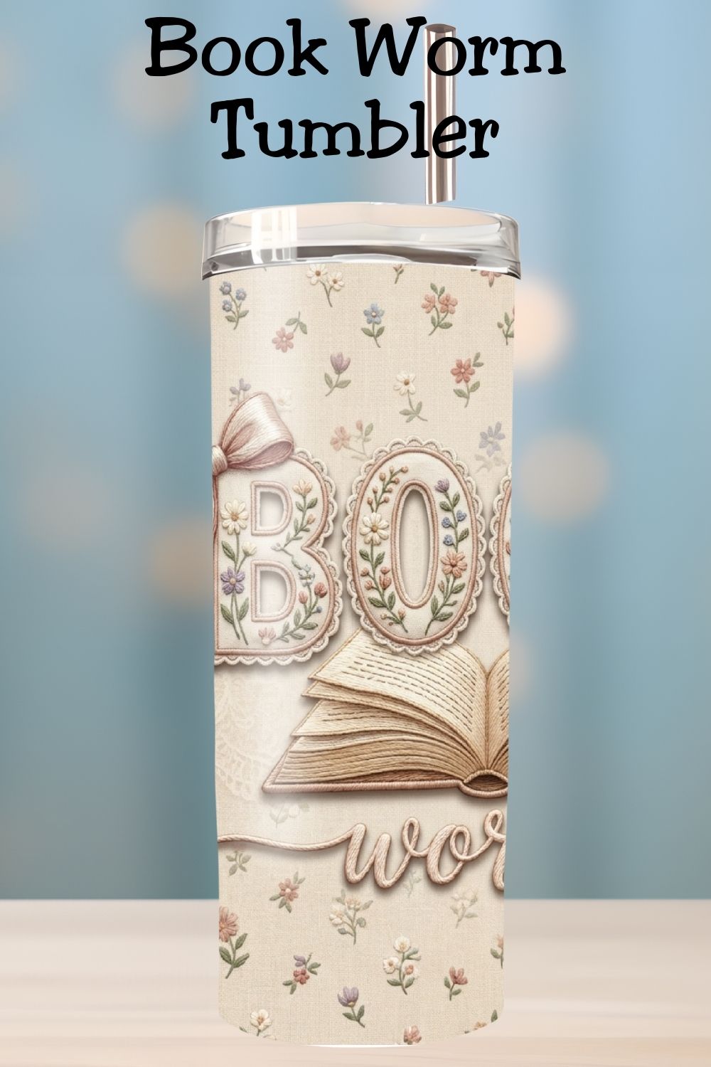 Cozy bookworm vibes, but make it cottagecore 🌸📖
This boho wildflower book tumbler is perfect for book lovers, librarians, teachers, and cozy book club nights. Available as a finished 20oz tumbler or a DIY PNG wrap for sublimation.