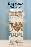 Dog Mama Patchwork Applique Tumbler   *927