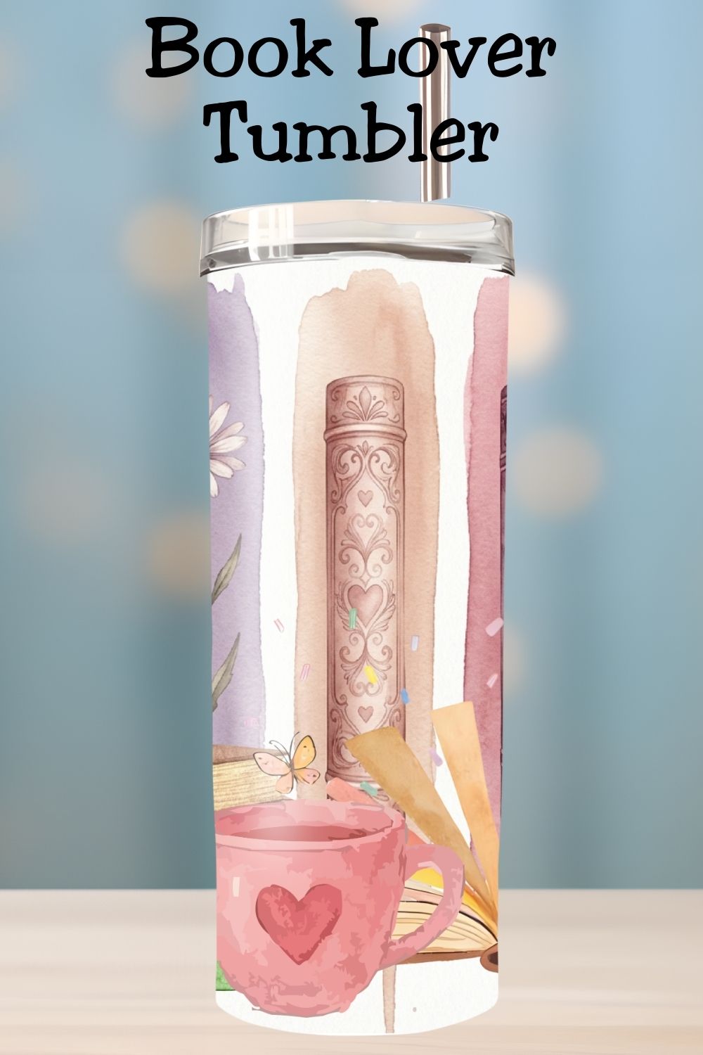 Just one more chapter 📚☕ This cozy book lover tumbler design is perfect for fantasy readers, coffee lovers, and anyone who lives for quiet reading moments. A must-have bookish aesthetic for book club gifts and everyday sipping.