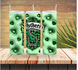 Puffy Slytherin Harry Potter Tumbler  *223