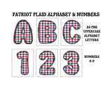 Patriotic Alphabet Clipart Sets