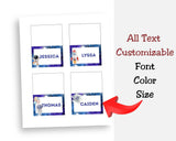 Outer Space Food Tent Cards Printable