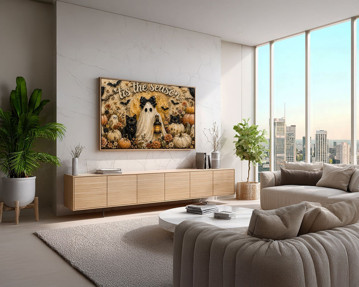 'Tis the Season' Halloween Frame TV Art