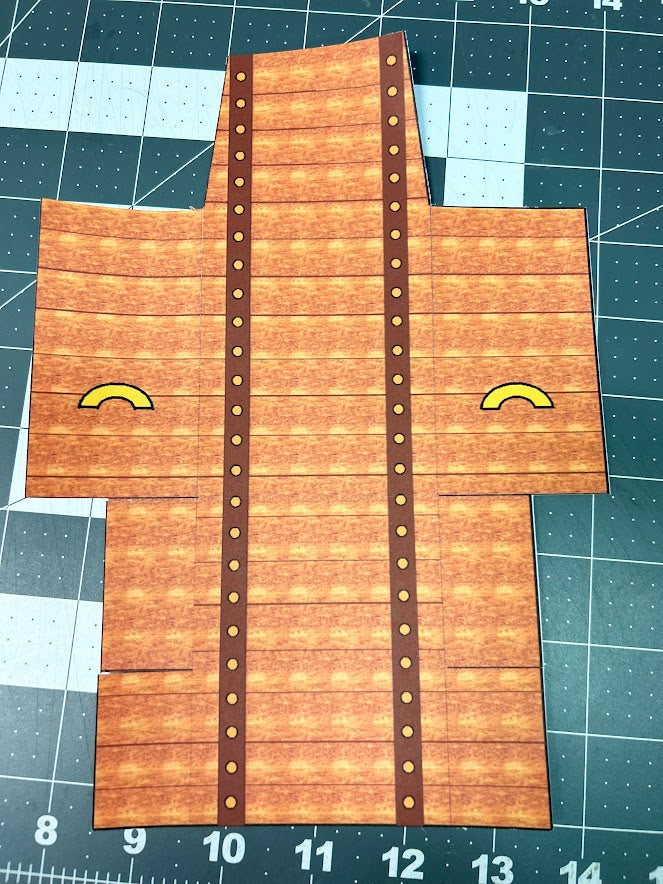Pirate Chest Printable Favor Box