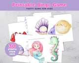 Mermaid Bingo Game Printable
