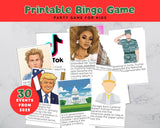 2025 Bingo Game Printable, New Years Eve Party Game, Year in Review Bingo