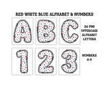 Patriotic Alphabet Clipart Sets