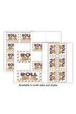 Roll Over the Competition Football Team Printable Bag Topper