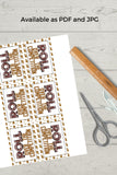 Roll Over the Competition Football Team Printable Bag Topper