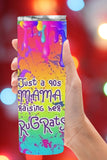Spoil a 90s queen! This “Just a 90s Mama” tumbler brings the fun of her childhood into her grown-up mom life.
