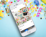 Editable Easter Baby Reveal • Egg-Specting Baby Announcement