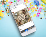 Gardening Baby Announcement Template – Editable Canva Design
