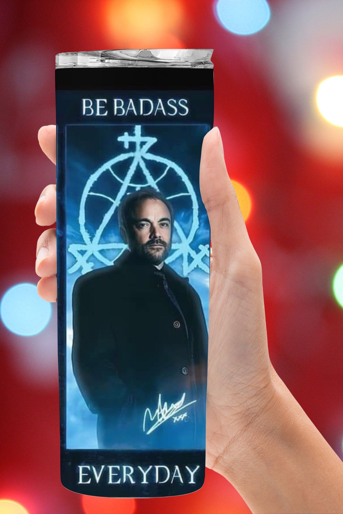 Strong Brave Humble Bad Supernatural Tumbler  *208