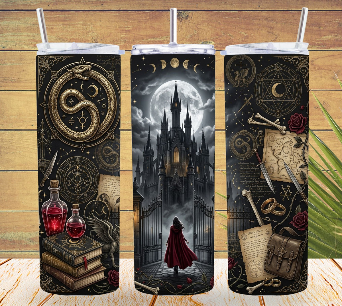 Alchemised Inspired Gothic Fantasy Tumbler and Tumbler Wrap PNG  *1075