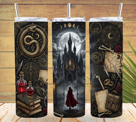 Alchemised Inspired Gothic Fantasy Tumbler and Tumbler Wrap PNG  *1075