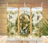 Deer Duck Fishing Tumbler – Hunting & Fishing Design   *889