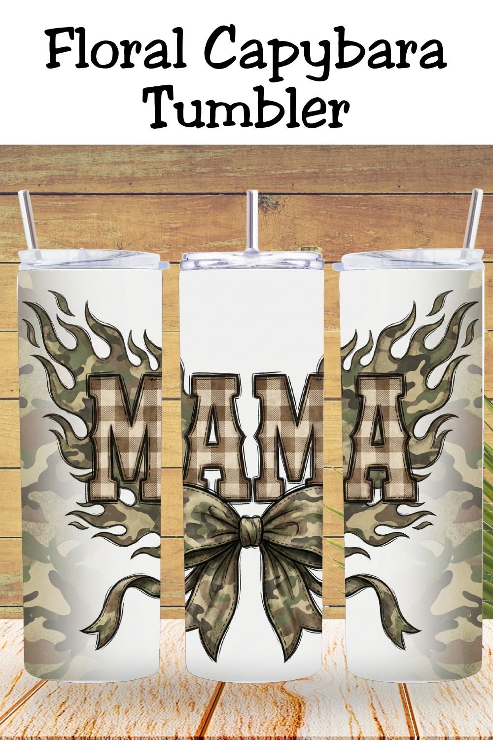 Looking for a trendy mama camo tumbler? This western-inspired Hunting Mama design blends rustic fall vibes with bold mom life style. Choose a ready-made tumbler or grab the PNG wrap to create your own camo mama cup.