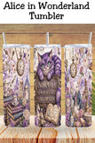 Normal Was Never an Option Alice in Wonderland Tumbler and Tumbler Wrap  *1111