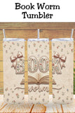 Book club aesthetic unlocked ✨
Create cozy bookish tumblers with this boho bookworm design—available as a ready-to-use tumbler or a high-resolution PNG wrap for DIY crafters and small businesses.
