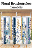 Sublimation makers — add this trending floral brushstroke tumbler PNG to your spring collection. The seamless vertical wildflower wrap features cool-toned watercolor strokes and luxe gold foil accents that customers love for Mother’s Day gifts and boutique market launches. Available as a 20oz skinny tumbler wrap PNG or as a finished floral tumbler for gift buyers.

Keywords: floral tumbler PNG, sublimation tumbler wrap, 20oz skinny wrap design, watercolor wildflower PNG, spring tumbler design, boutique tumb