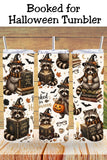 Booked for Halloween Tumbler and Tumbler Wrap*1096