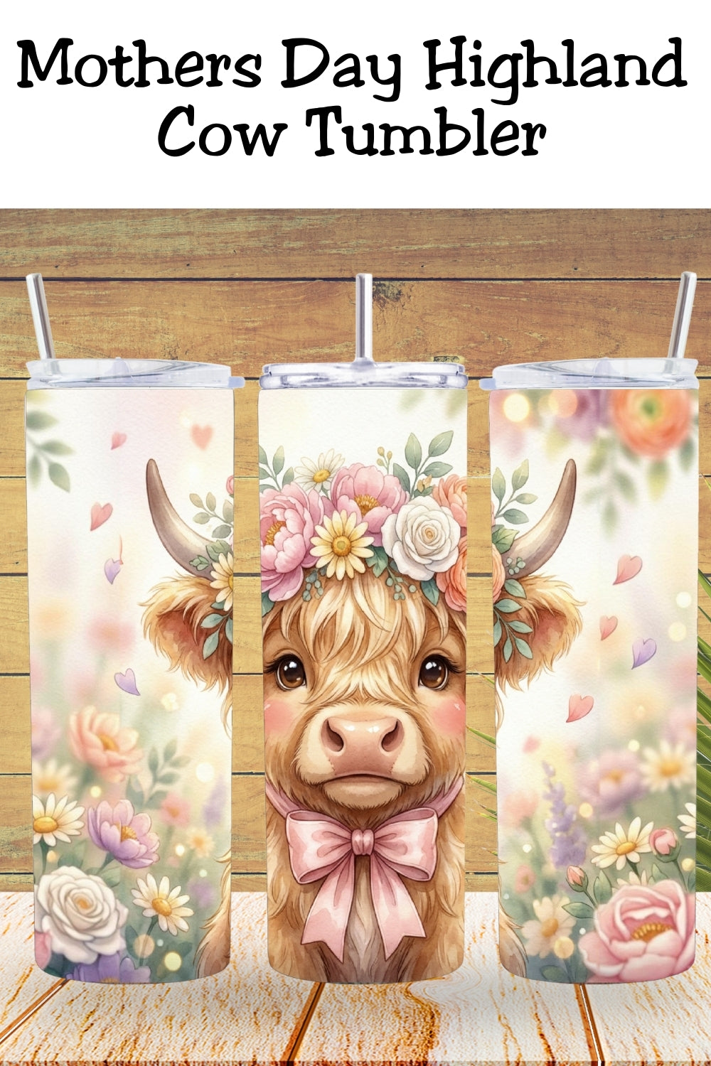 Create the perfect Mother’s Day tumbler this spring 🐮🌸 Ideal for handmade gifts, small business tumblers, and sublimation projects. Choose a finished tumbler or a PNG wrap to make your own.