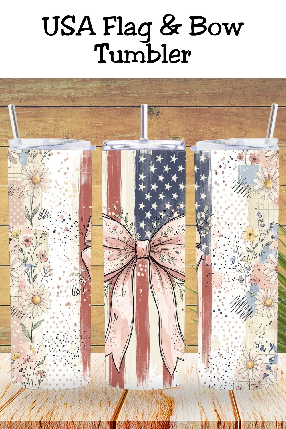 Coquette 4th of July Tumbler    *1014