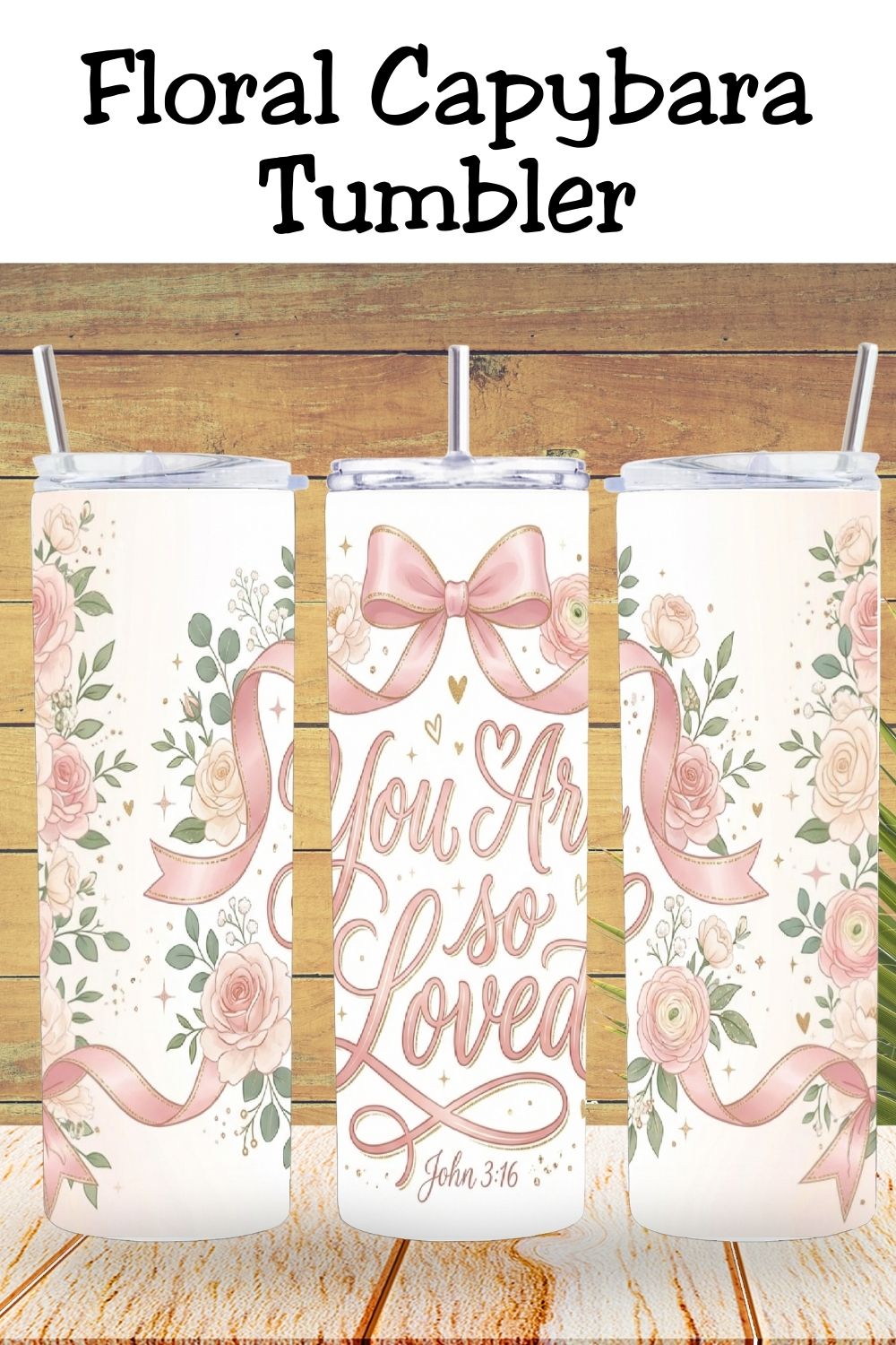 Encouraging, feminine, and full of faith. This coquette Christian tumbler wrap inspired by John 3:16 is perfect for Valentine’s Day, everyday encouragement, and boutique-style faith gifts. A beautiful choice for Christian tumblers with a soft, trendy aesthetic.