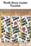 If your customers love thrifting, this tumbler wrap belongs in your shop. The Thrift Store Junkie design features playful retro florals, dollar-sign accents, and seamless coverage for a professional finish. Ideal for DIY crafters, small business cup makers, and resale shoppers.