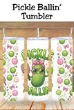 Looking for a fun pickleball design? This Pickle Ballin PNG is ideal for tumbler mug wraps, shirt design, and sublimation projects. With a cute pickleball character and trendy summer style, this pickleball PNG is perfect for handmade gifts, sports moms, and anyone who loves a funny pickleball vibe