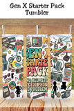 Gen X Starter Pack Tumbler and Tumbler Wrap *1097