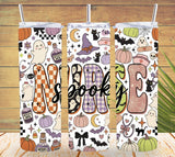 Spooky Nurse Tumbler and Tumbler Wrap *1098