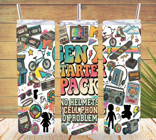 Gen X Starter Pack Tumbler and Tumbler Wrap *1097