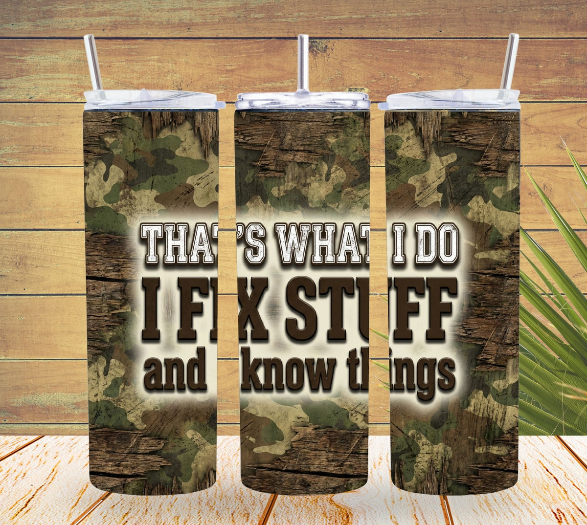 I Fix Stuff Tumbler – Mechanic & Handyman Funny 20oz Skinny Tumbler  *870
