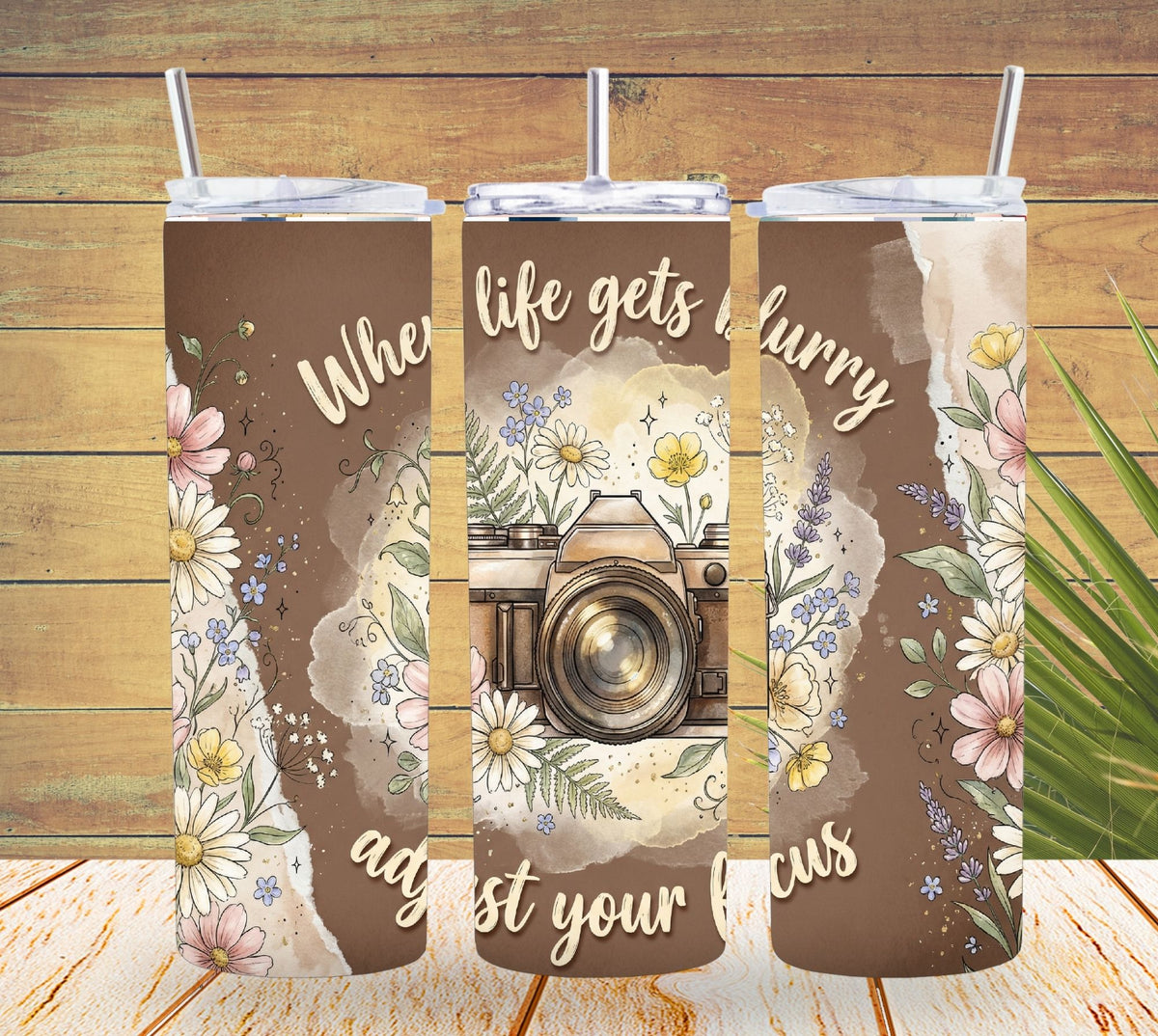 When Life Gets Blurry Adjust Your Focus Tumbler   *929