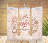 Cowgirl Glam Yeehaw and Amen Tumbler   *852