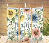 MaMaw Floral Tumbler – Grandma MaMaw 20oz Skinny Design   *904