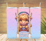 Gamer Highland Cow Tumbler   *914