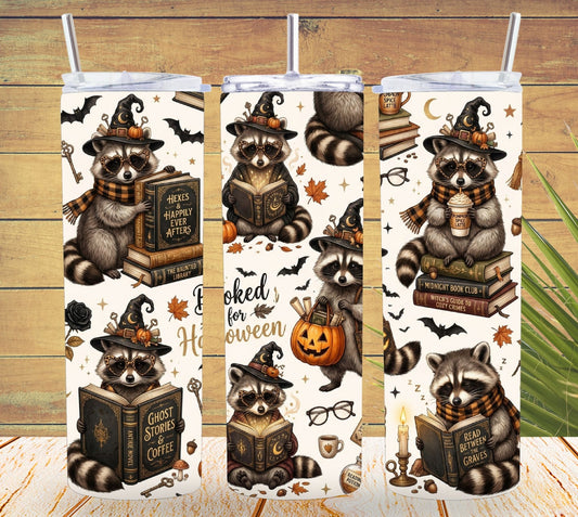 Booked for Halloween Tumbler and Tumbler Wrap*1096