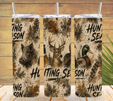 Hunting Season Tumbler and Tumbler Wrap   *1118
