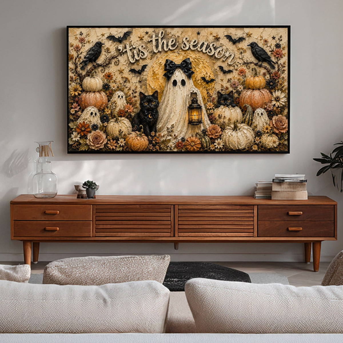 'Tis the Season' Halloween Frame TV Art