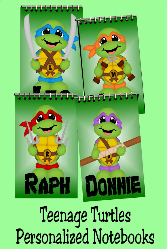 Teenage Mutant Ninja Turtle Personalized Notebooks