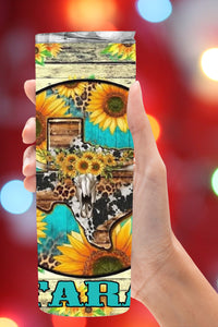 Texas Sunflower Personalized Tumbler