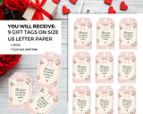 Berry First Birthday Thank You Tags Printable