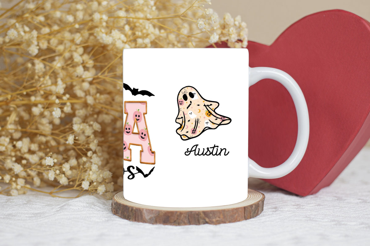 This Mama Loves Her Boos Personalized Halloween Coffee Mug