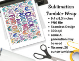 Cluck Around and Find Out Tumbler and Tumbler Wrap PNG  *1066