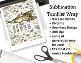 Funny Christian Frog Tumbler and Tumbler Wrap  *1100