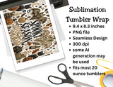 Spooky Season Patchwork Bats Tumbler and Tumbler Wrap *1109