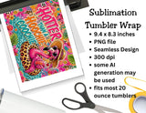 Hotter Than A Hoochie Coochie Flamingo Tumbler   *1056